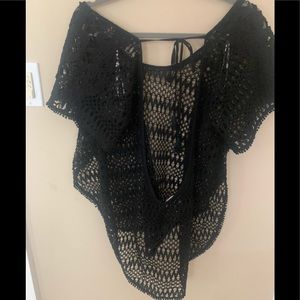 Victoria secret Covers up top . Lace . Knitting